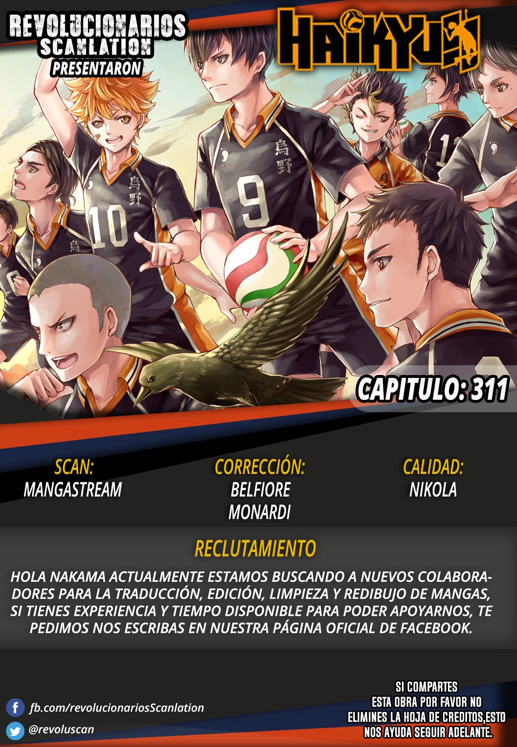 Read Haikyuu!! es Manga Online