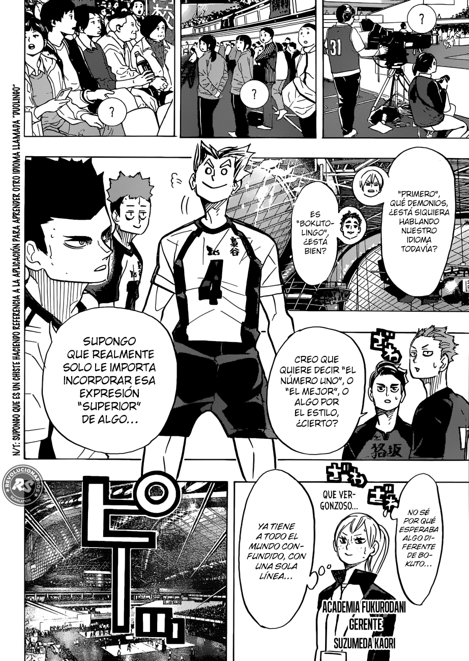 Read Haikyuu!! es Manga Online