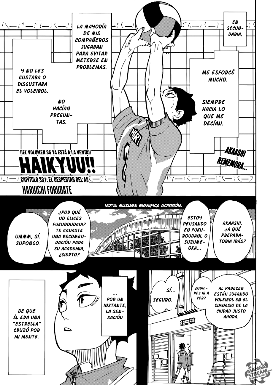 Read Haikyuu!! es Manga Online