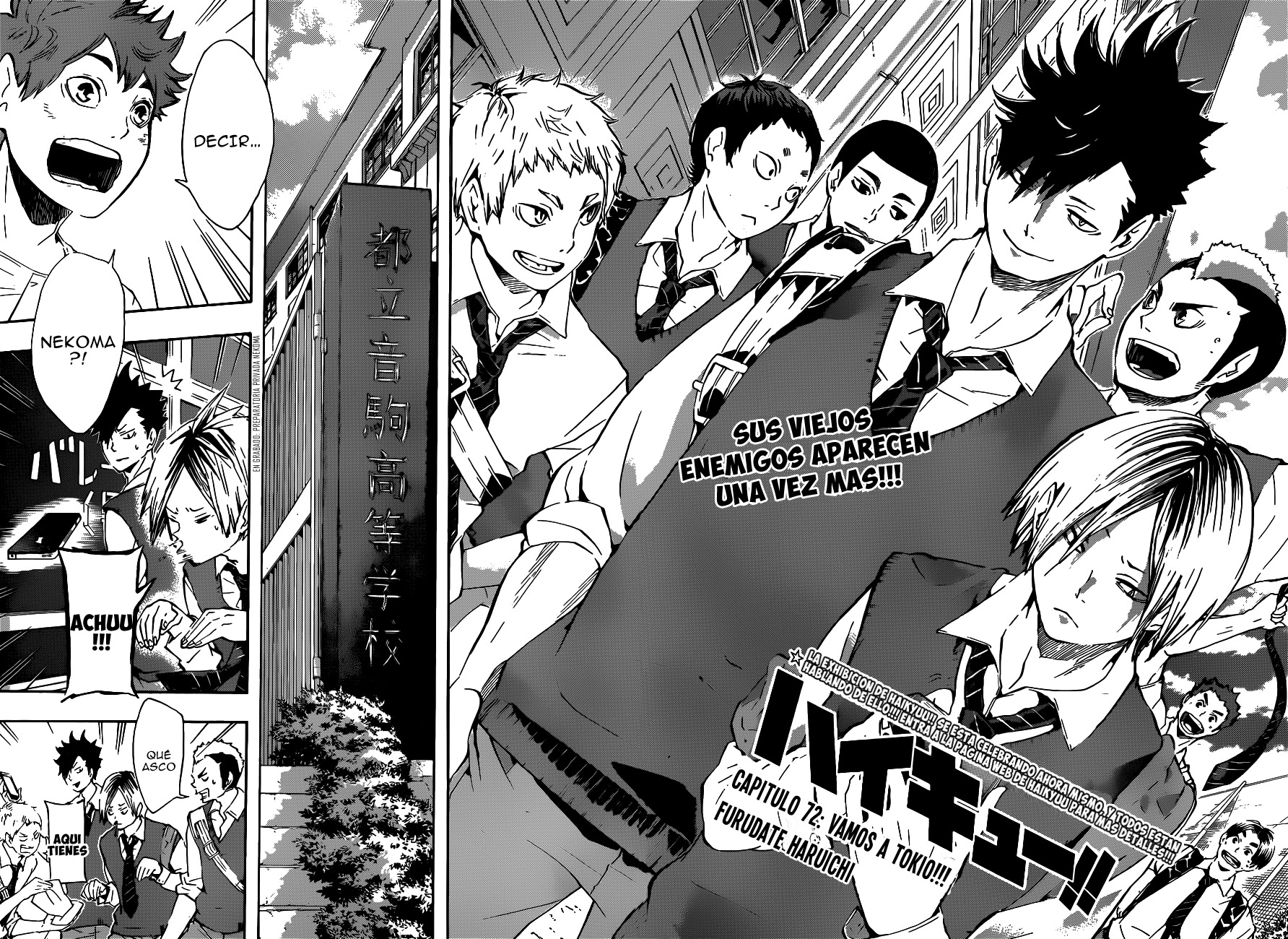 Read Haikyuu!! es Manga Online