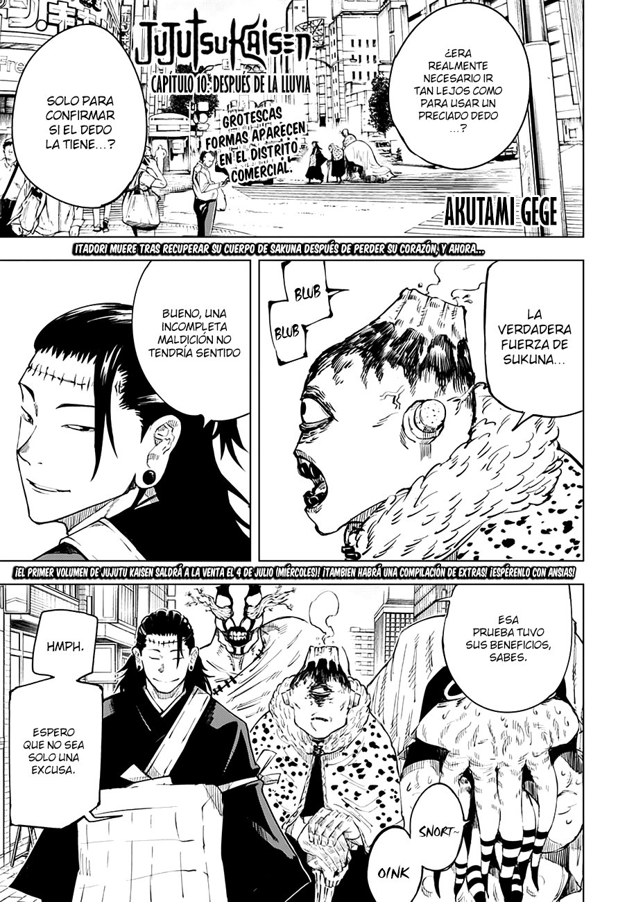 Read Jujutsu Kaisen es Manga Online