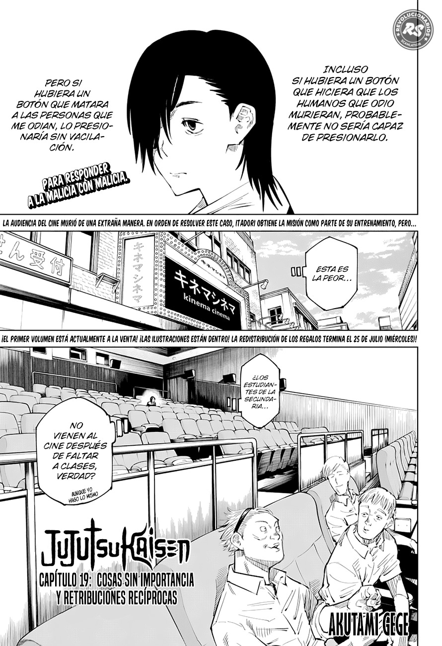 Read Jujutsu Kaisen es Manga Online