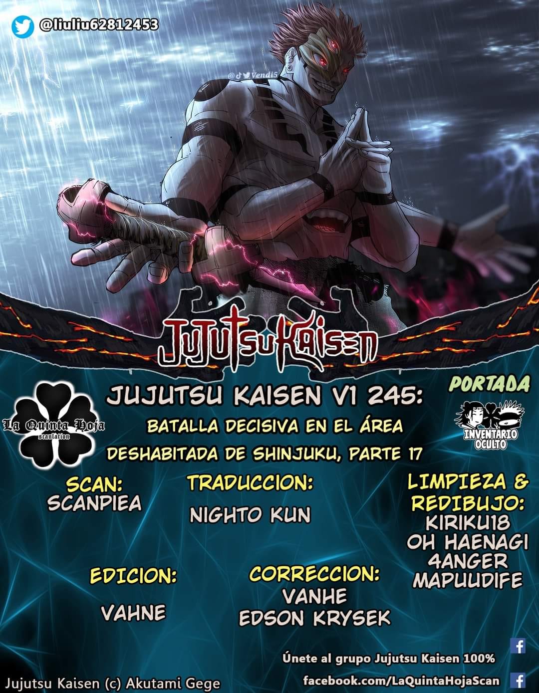 Read Jujutsu Kaisen es Manga Online