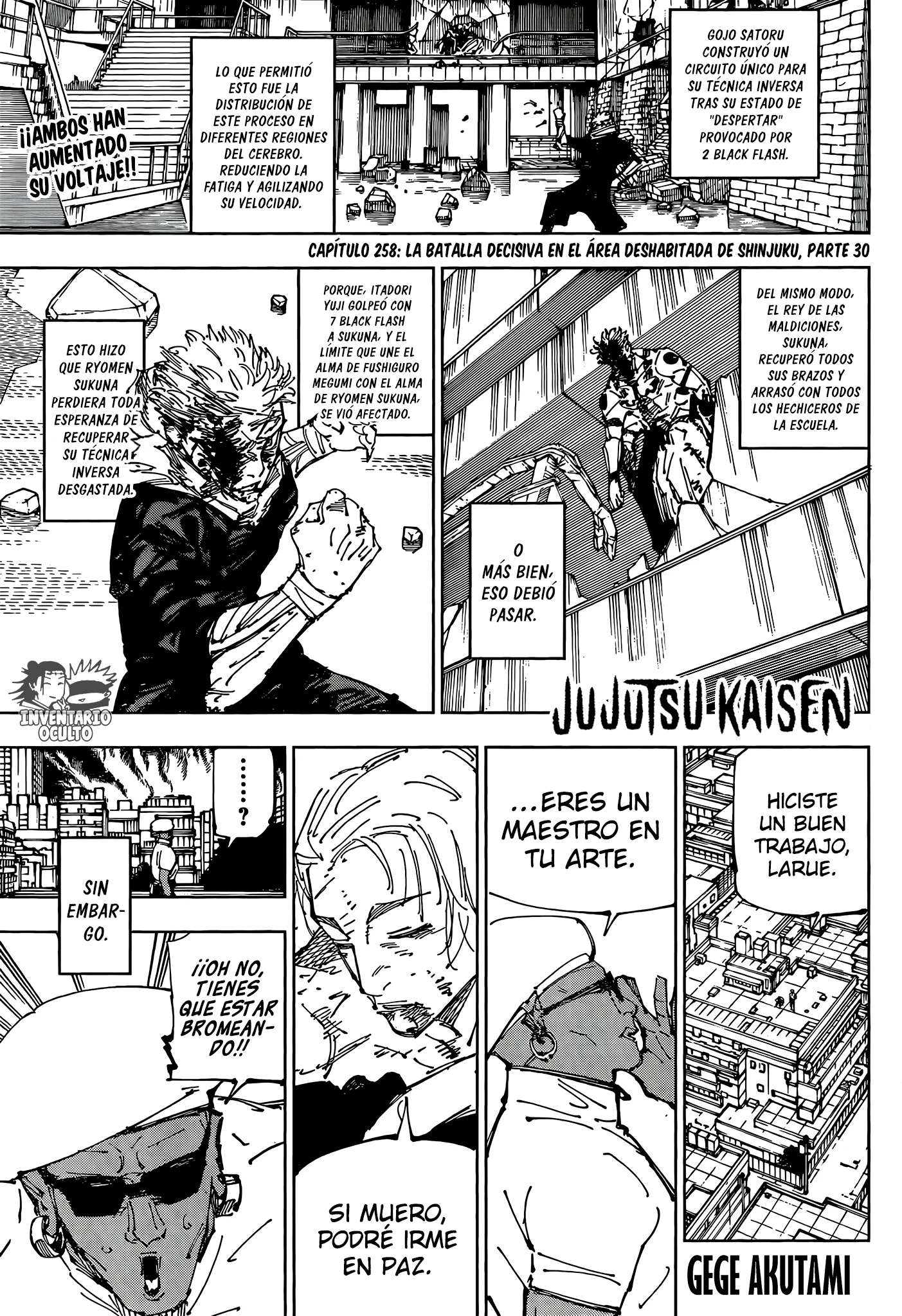 Read Jujutsu Kaisen es Manga Online
