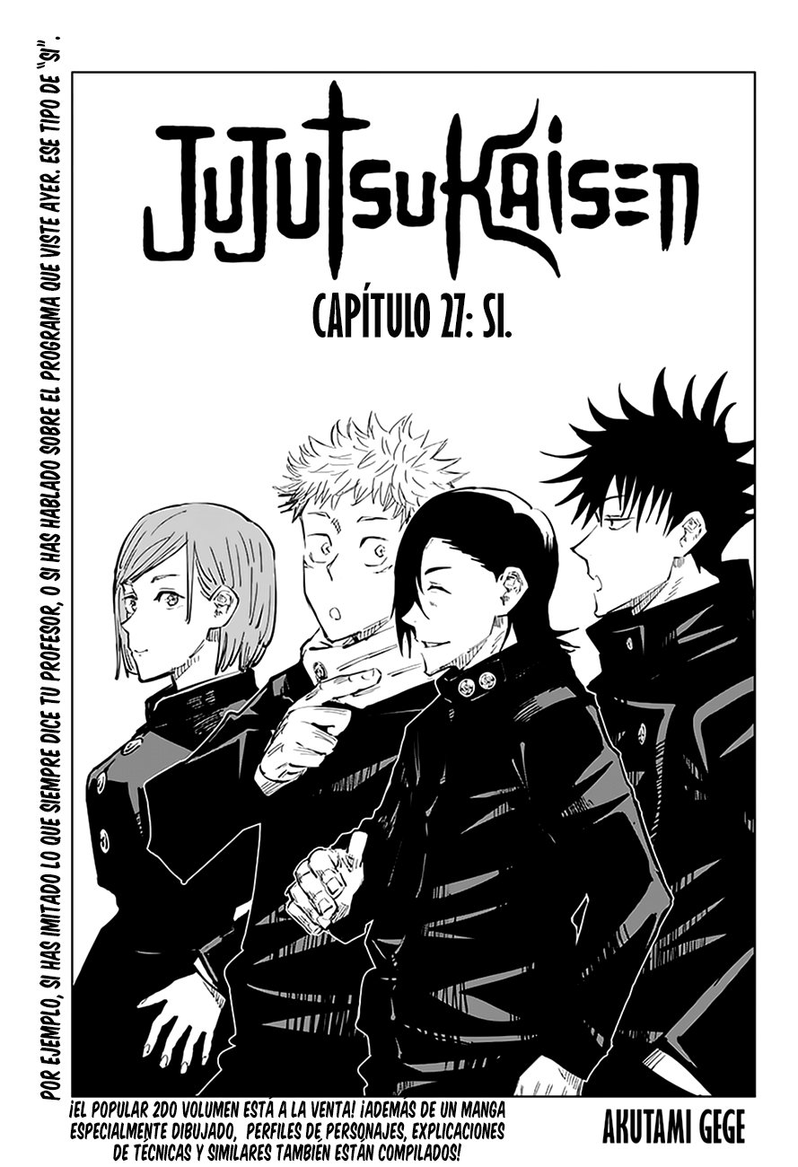 Read Jujutsu Kaisen es Manga Online