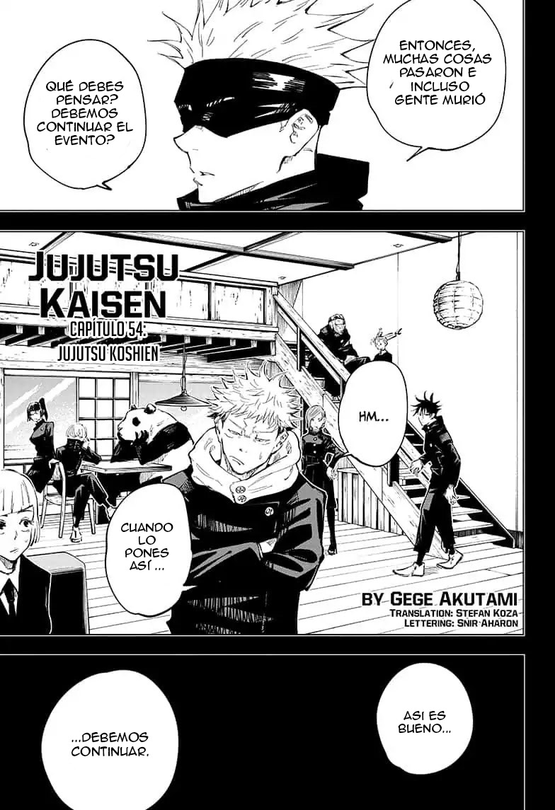 Read Jujutsu Kaisen es Manga Online