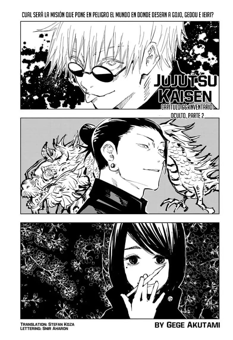 Read Jujutsu Kaisen es Manga Online