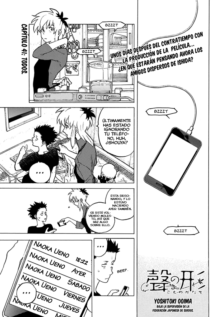 Read Koe no Katachi es Manga Online