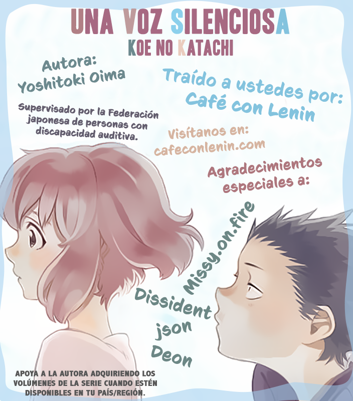 Read Koe no Katachi es Manga Online