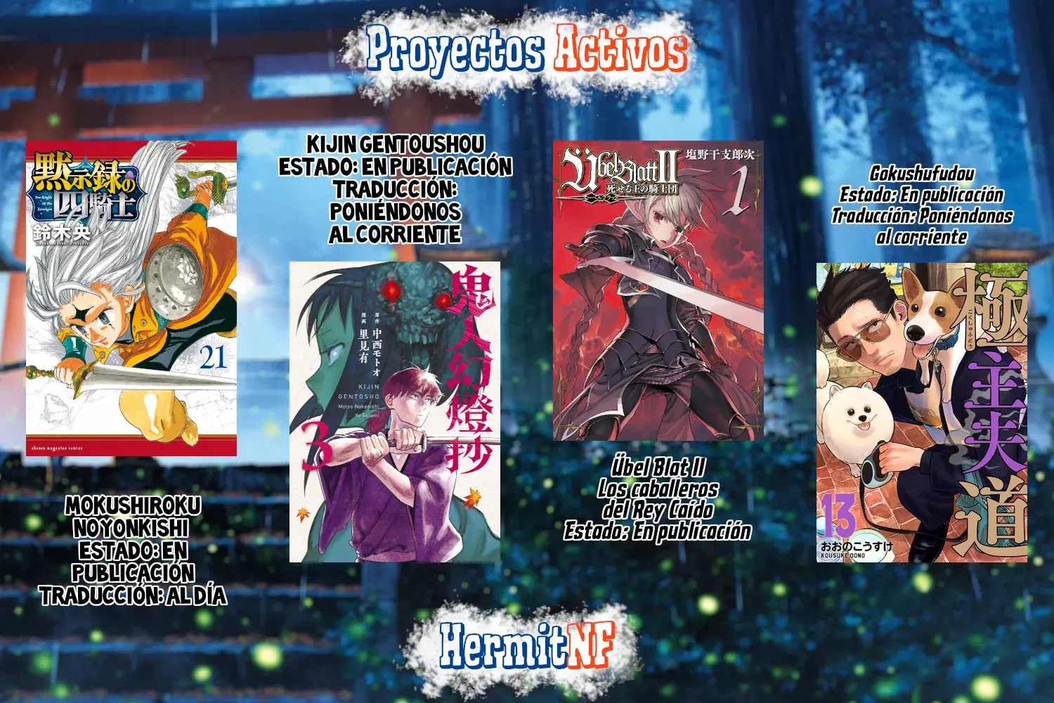 Read Mokushiroku no Yonkishi es Manga Online