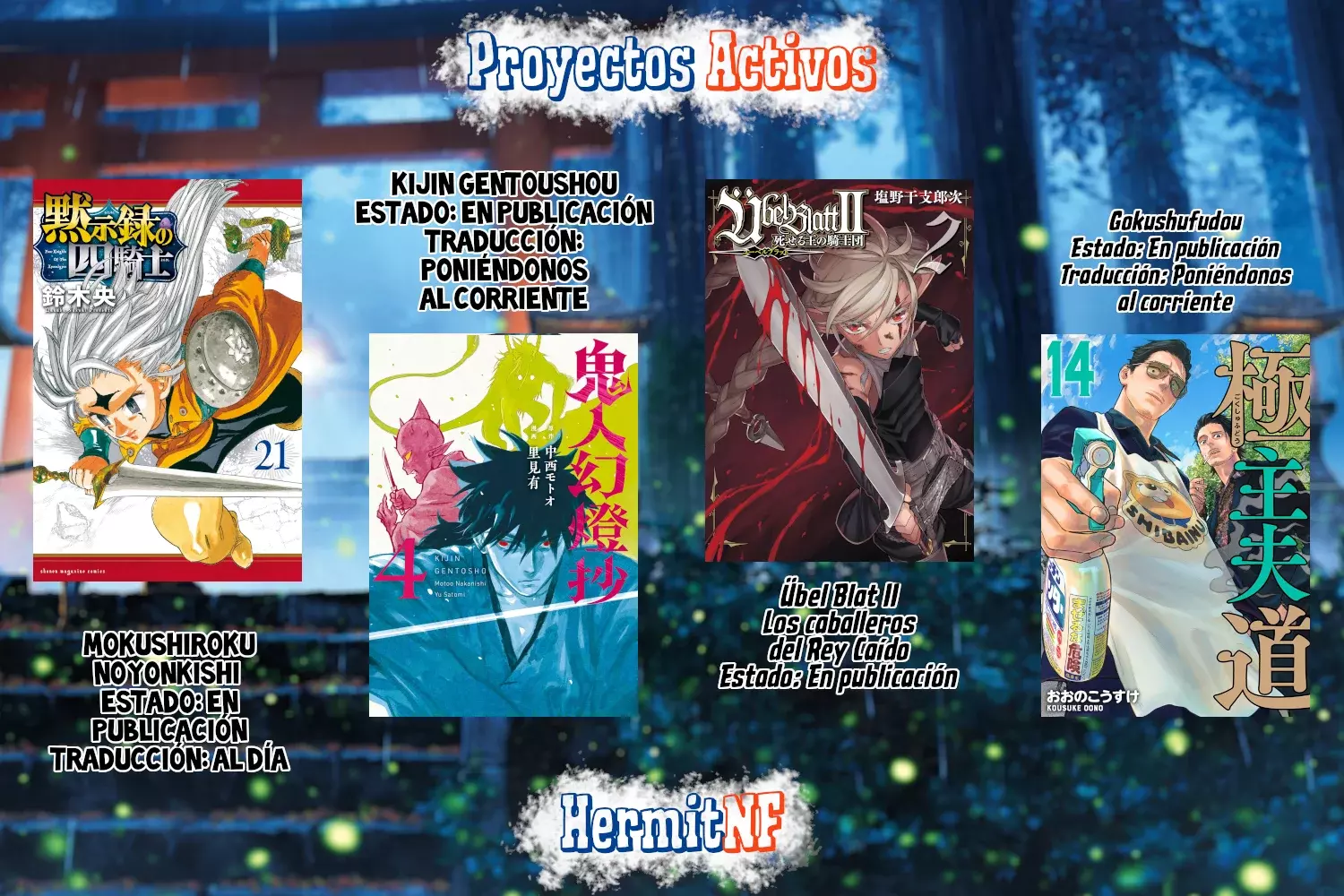 Read Mokushiroku no Yonkishi es Manga Online