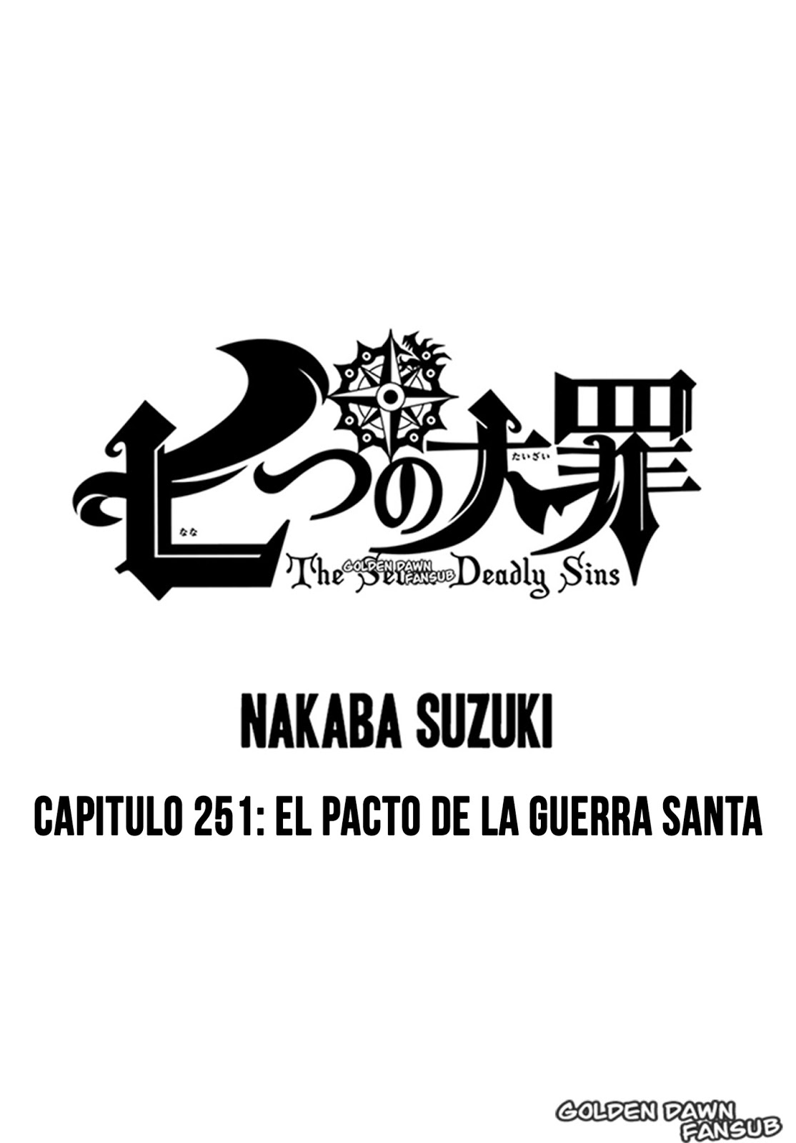 Read Nanatsu no Taizai es Manga Online
