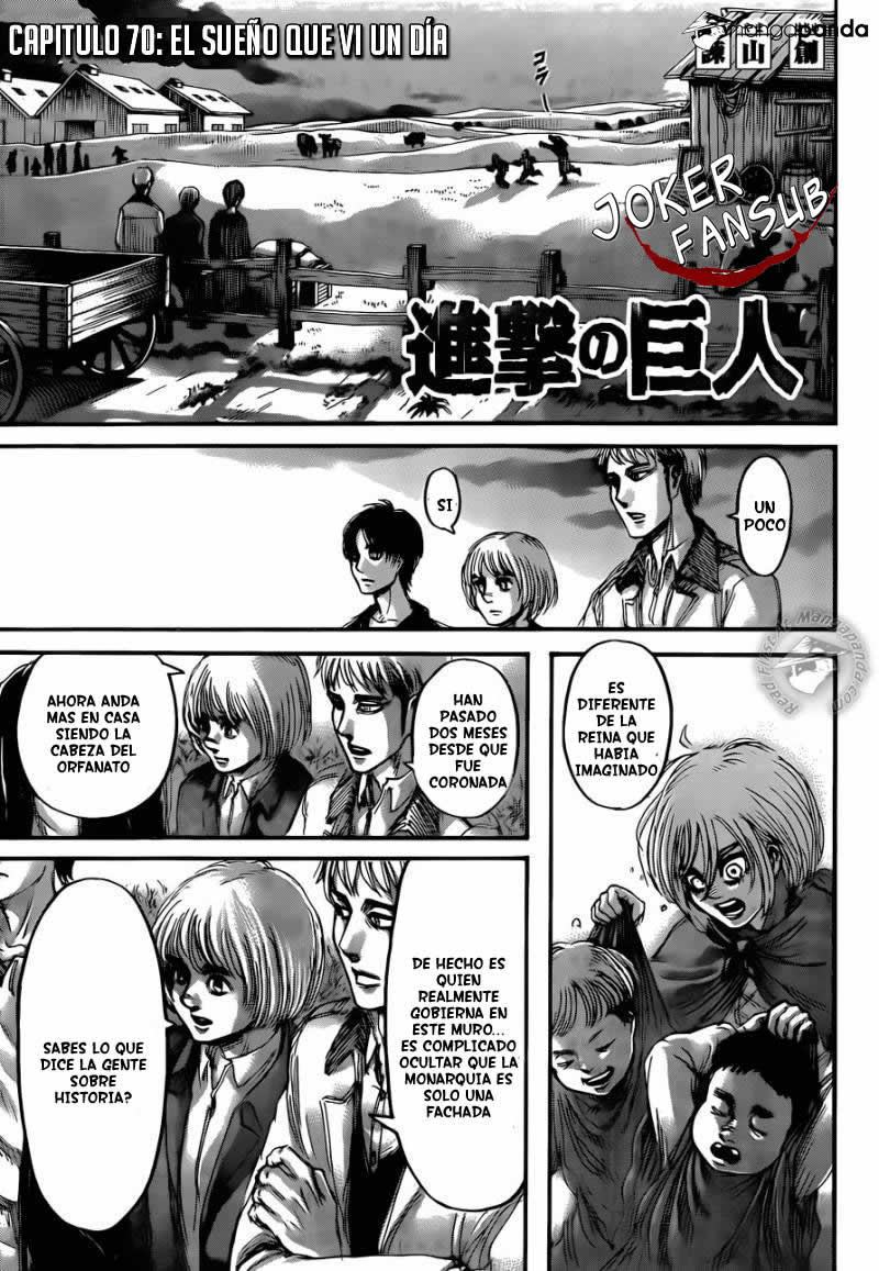 Read Shingeki no Kyojin es Manga Online