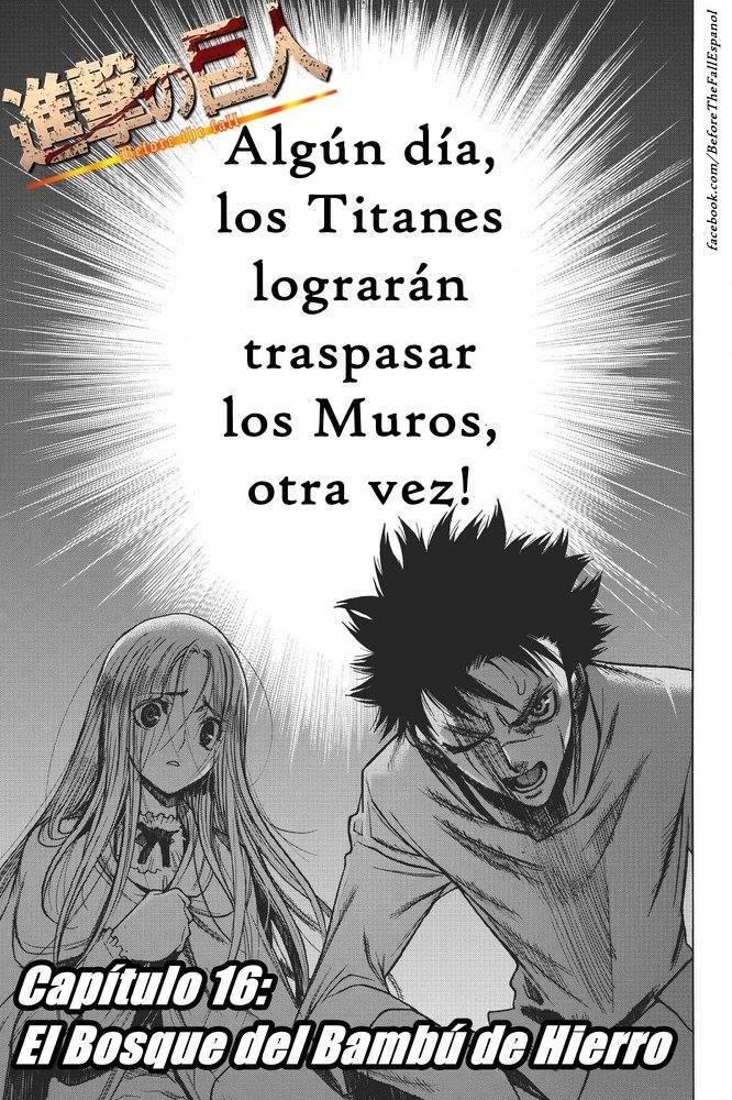 Read Shingeki no Kyojin_ Before The Fall es Manga Online