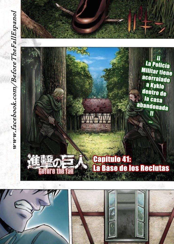 Read Shingeki no Kyojin_ Before The Fall es Manga Online