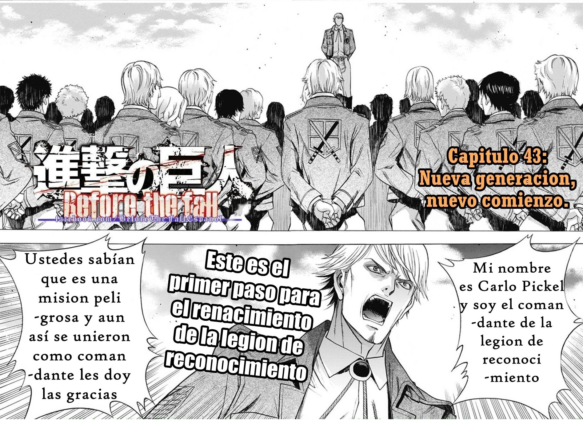 Read Shingeki no Kyojin_ Before The Fall es Manga Online