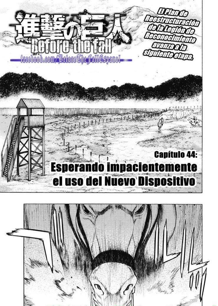 Read Shingeki no Kyojin_ Before The Fall es Manga Online