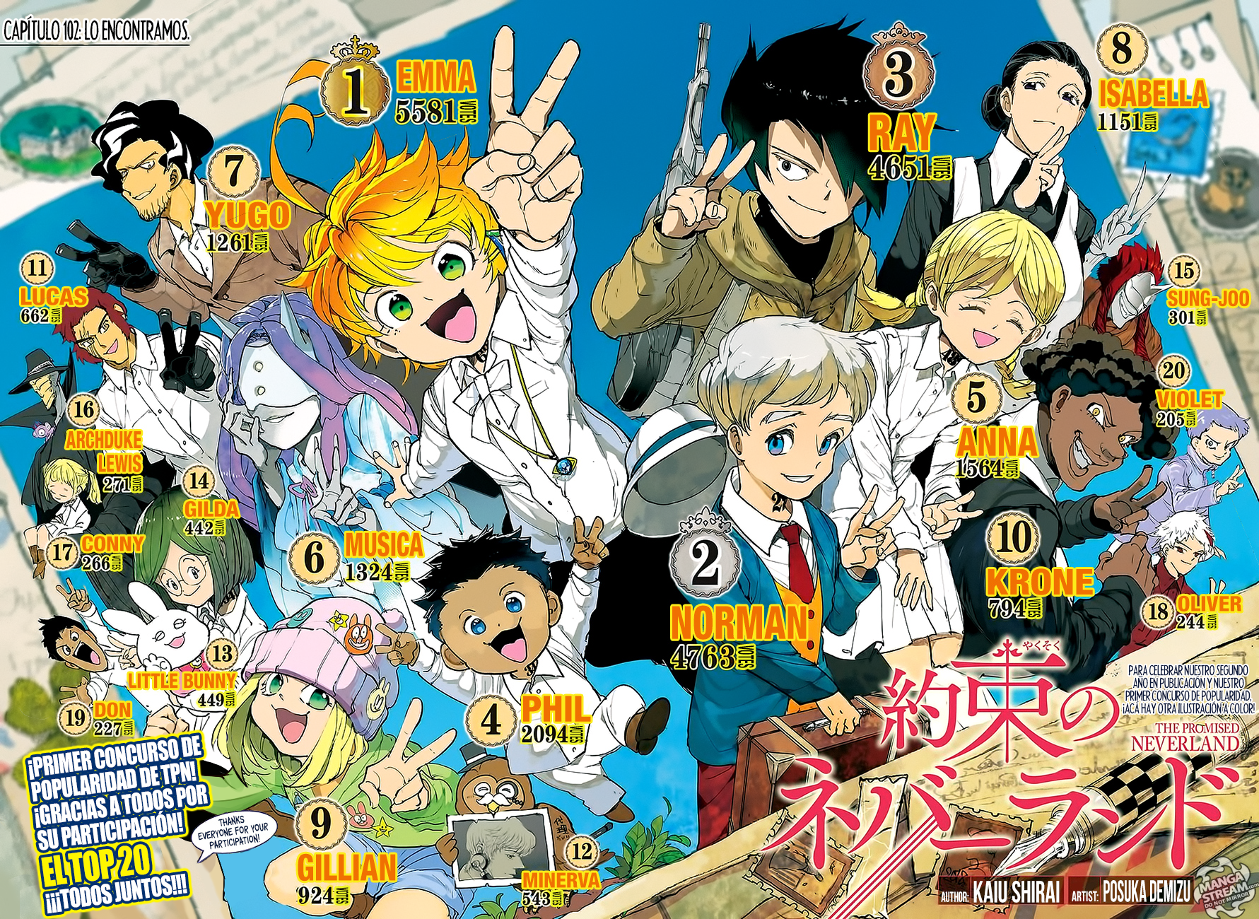 Read The Promised Neverland es Manga Online