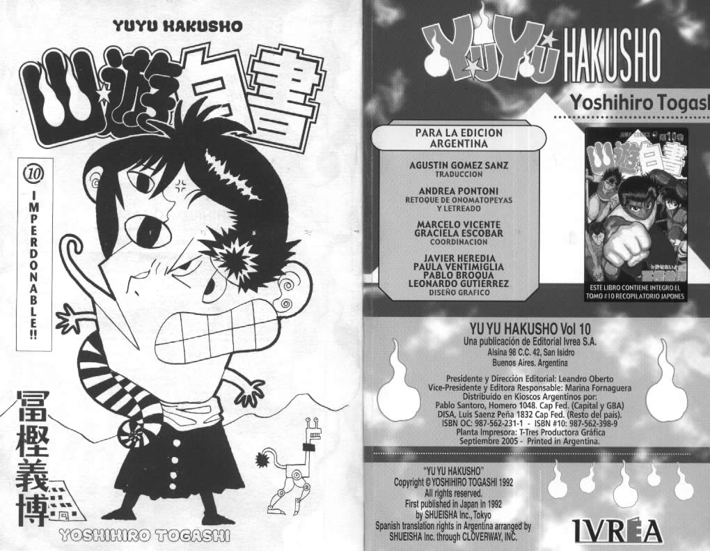 Read Yu Yu Hakusho es Manga Online