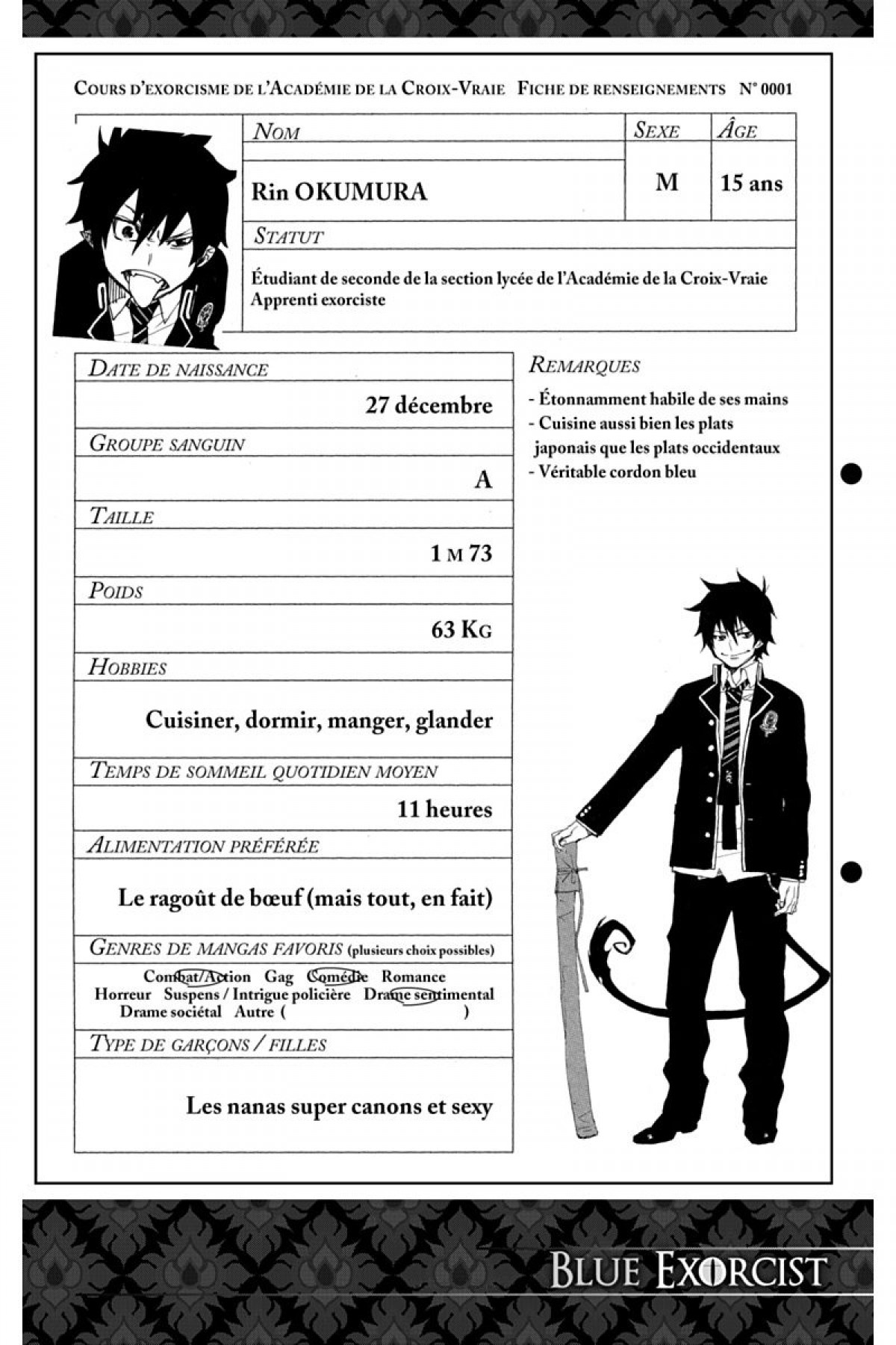 Read Ao No Exorcist fr Manga Online