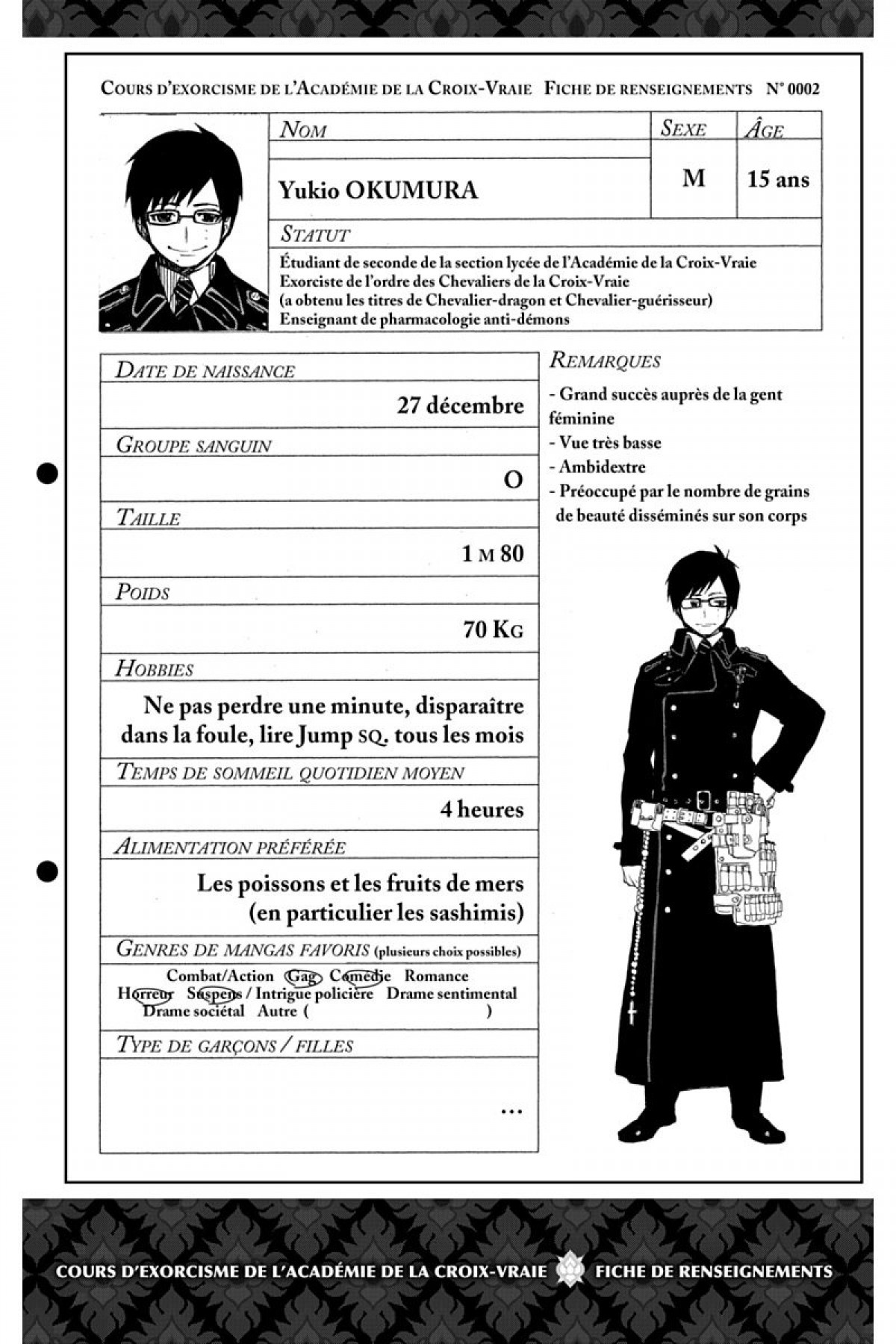 Read Ao No Exorcist fr Manga Online