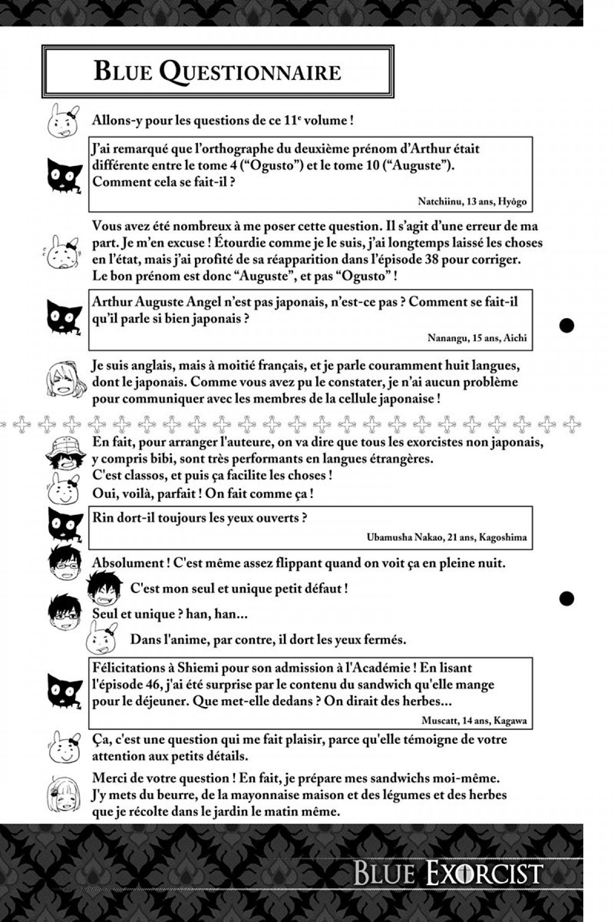 Read Ao No Exorcist fr Manga Online